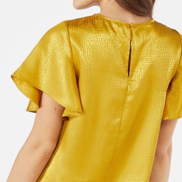 Chartuse skirt & blouse set - Picture 3 of 4